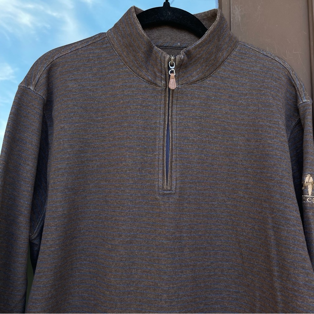 Johnnie-O Skiles 1/4-Zip Lyocell-blend Pullover M